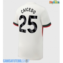 Camisa de time de futebol Chelsea Moises Caicedo #25 Replicas 2º Equipamento 2025-26 Manga Curta